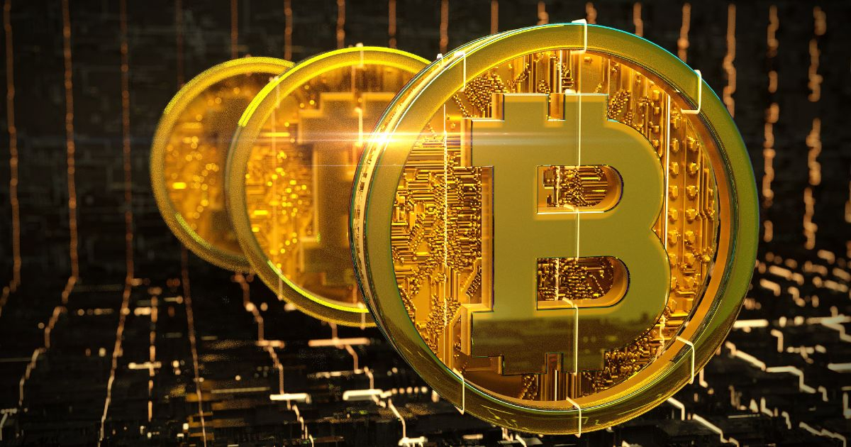 Representaciones doradas de Bitcoin, destacando su relevancia en el mercado de criptomonedas y la importancia de mantenerse al día con el precio de Bitcoin y las inversiones en Bitcoin.