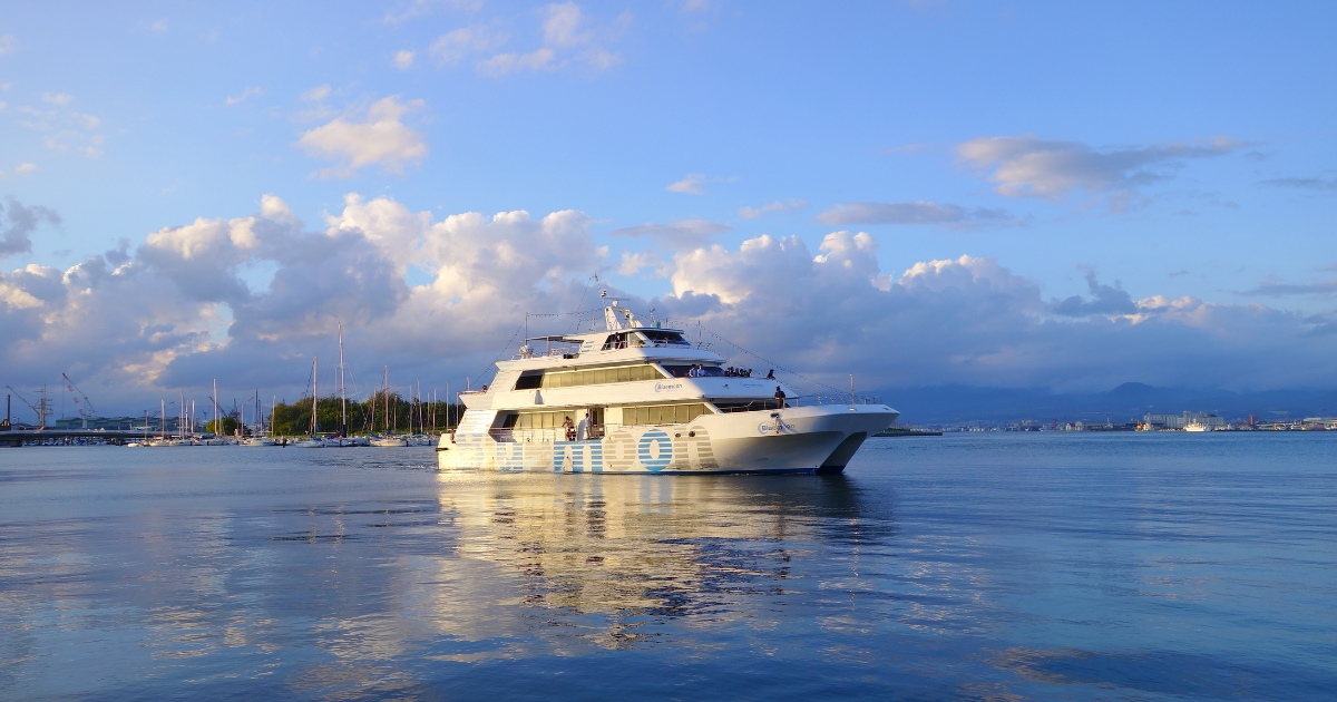 Ferry navegando hacia Mallorca, una opción ideal para viajar a Mallorca en ferry con flexibilidad y sostenibilidad.