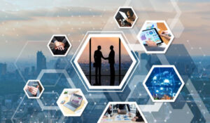 Noticias Negocios muestra una composición de varias imágenes relacionadas con el mundo empresarial, incluyendo gráficos, reuniones y acuerdos, representando noticias negocios y la actualidad económica. Esta imagen es adecuada para artículos sobre empresas y mercados financieros.