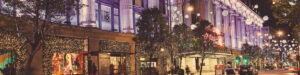 Luces de Navidad en el noroeste de Londres, creando un ambiente mágico y festivo para los visitantes.